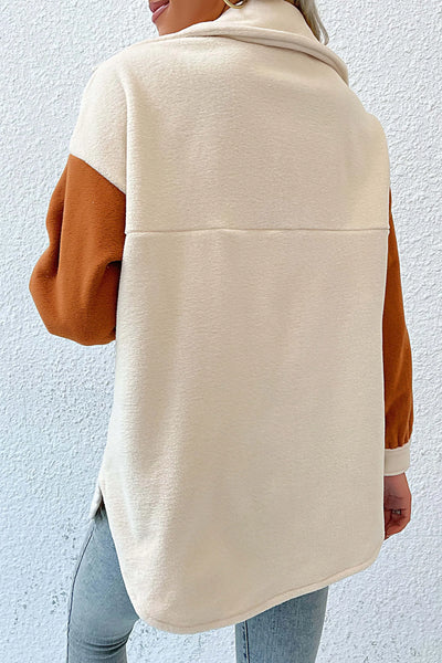 Sofia™ | Down To Cuddle Cozy Shacket - Crema