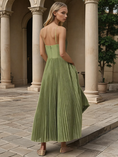 Hayley | Abito Midi Senza Maniche con Bustier