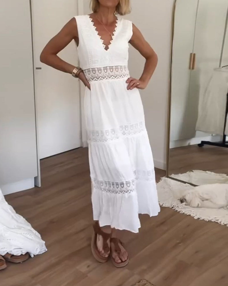 Kim | Vestito in pizzo con scollo a V (quasi esaurito)