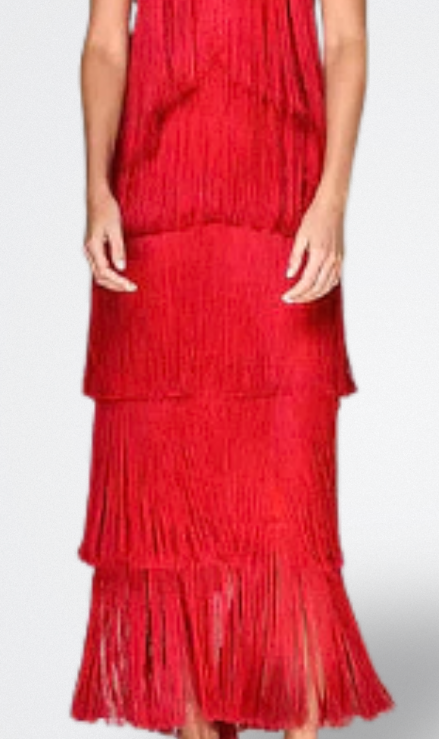 Sahara Vestito con Frange