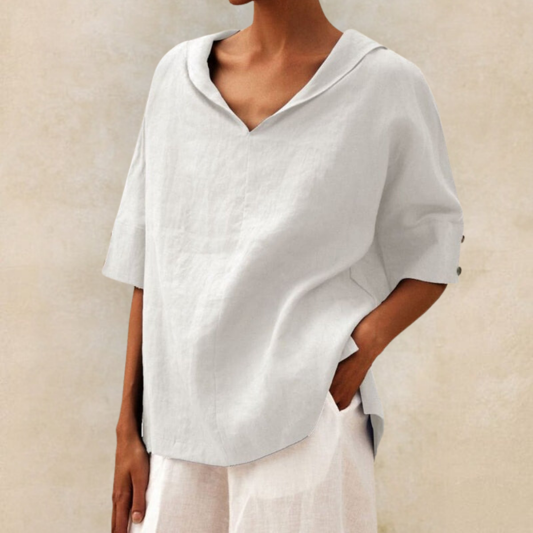 Sofia™ | Oriane - Blusa Casual e Leggera