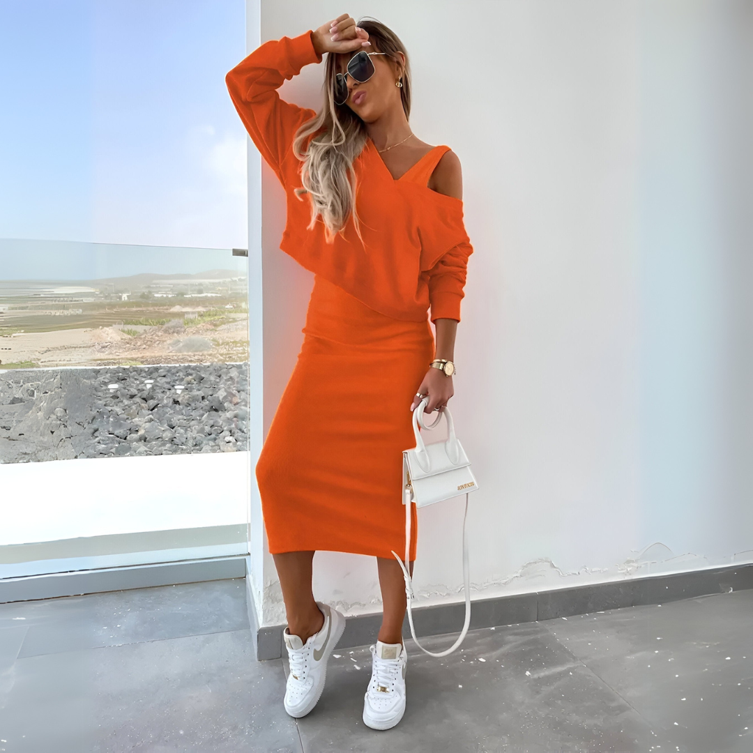 Elisa | Set Coordinato con Top e Gonna