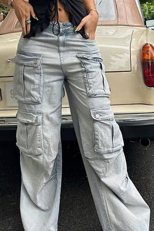 Sofia™ | Jeans dritti con eleganti dettagli in strass