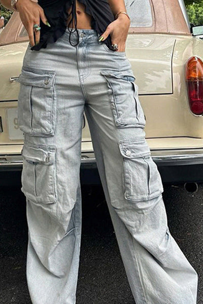 Sofia™ | Jeans dritti con eleganti dettagli in strass