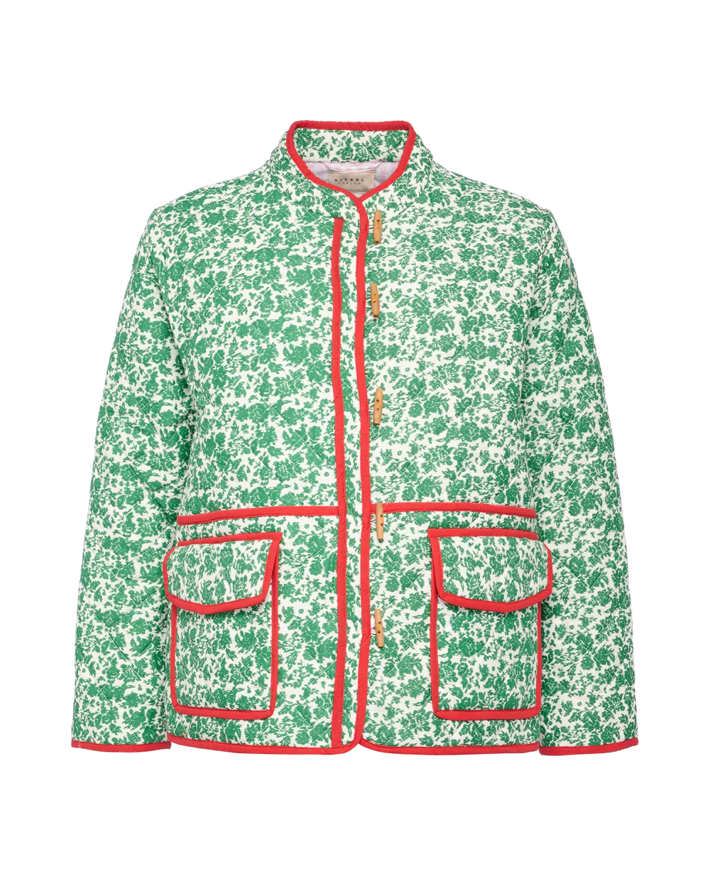 Sofia™ | Giacca Patchwork con Stampa Floreale di Amy