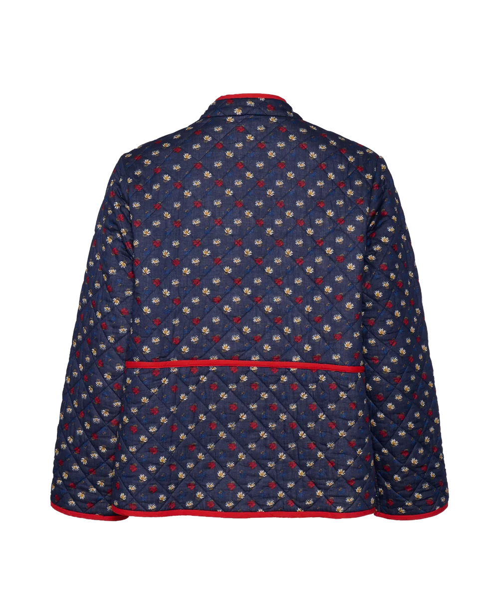 Sofia™ | GIACCA PATCHWORK CON STAMPA FLOREALE DI AMY