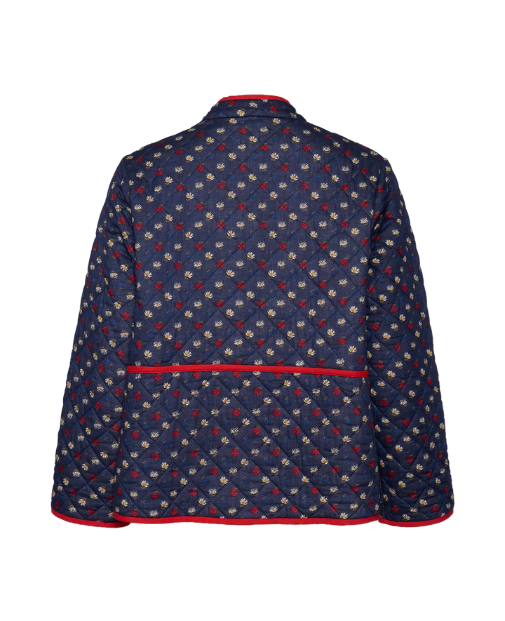 Sofia™ | GIACCA PATCHWORK CON STAMPA FLOREALE DI AMY