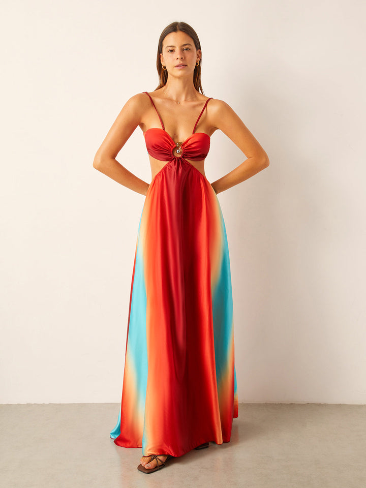 Soleina | Abito Maxi Colorato