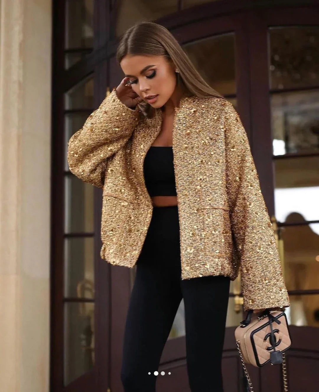 Sofia™ | Lumina - Giacca con Paillettes