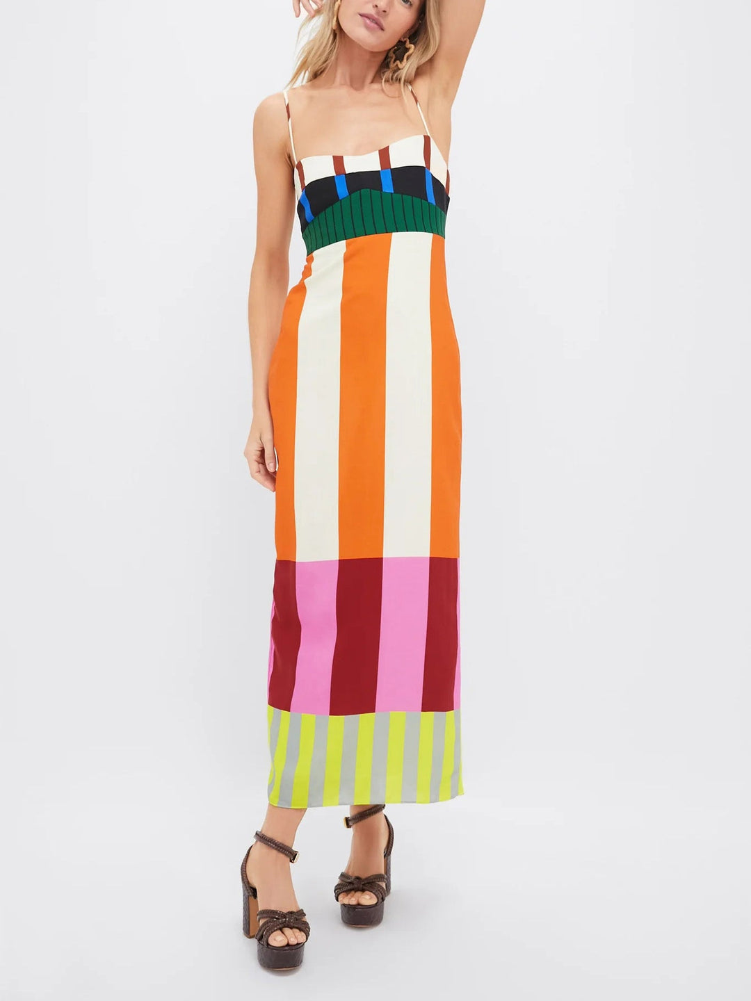 Paloma – Maxi Abito Colorato a Righe