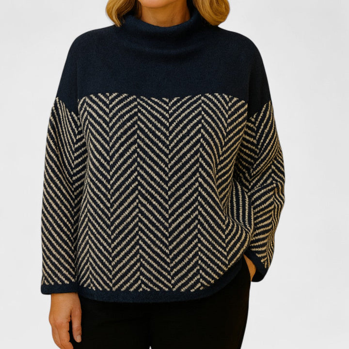 Malene - Maglione a collo alto in cotone