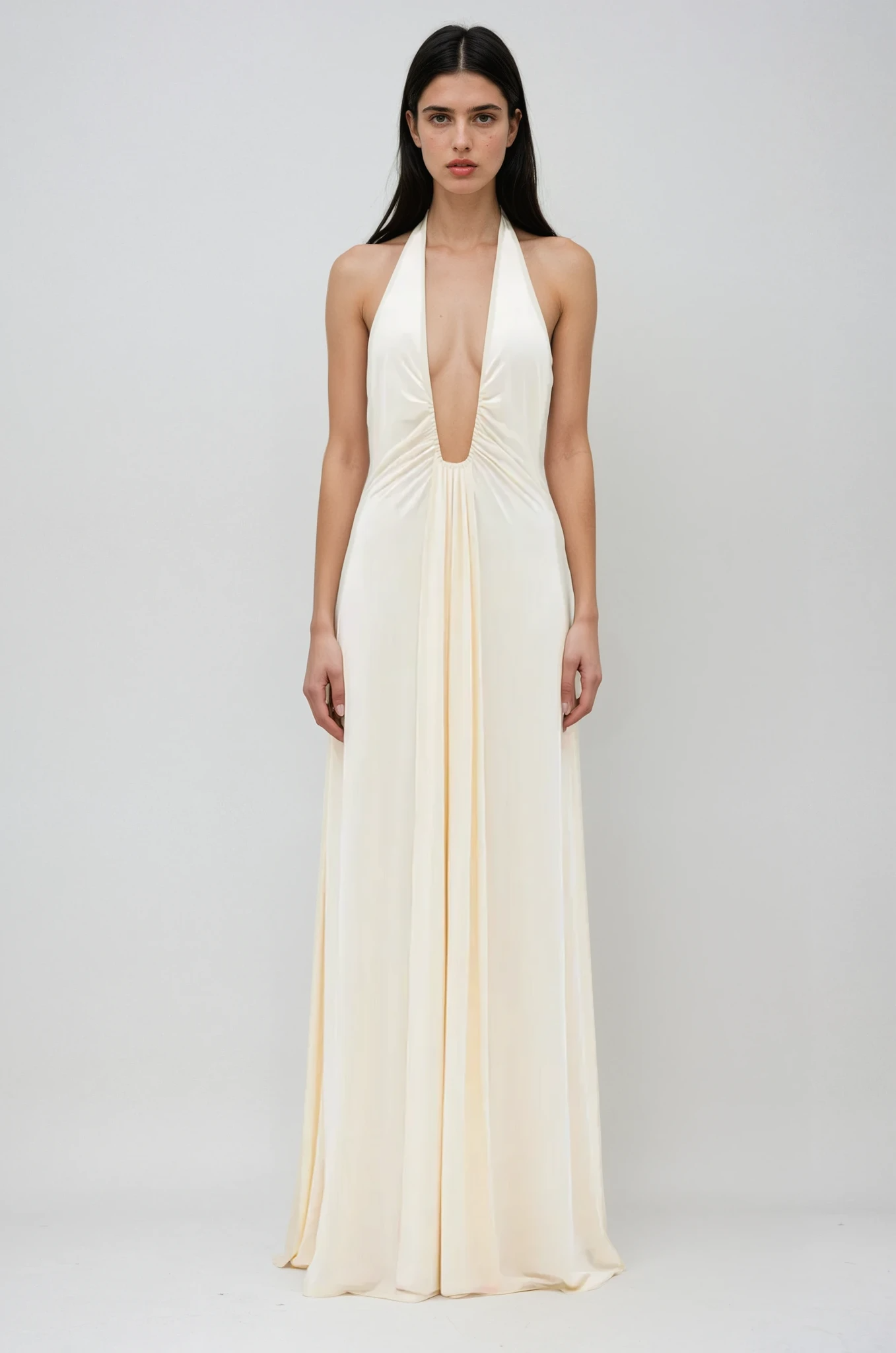 ALTHEA – Abito Maxi in Cupro