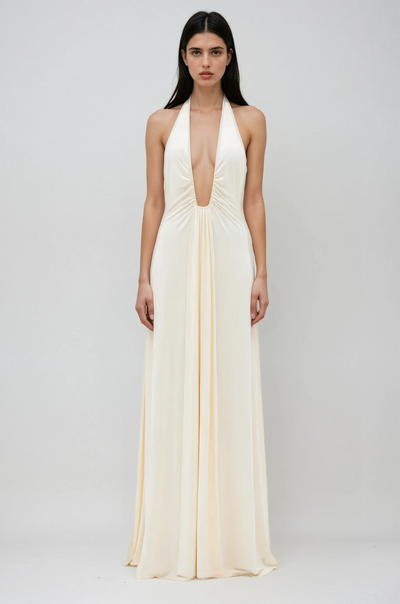 ALTHEA – Abito Maxi in Cupro