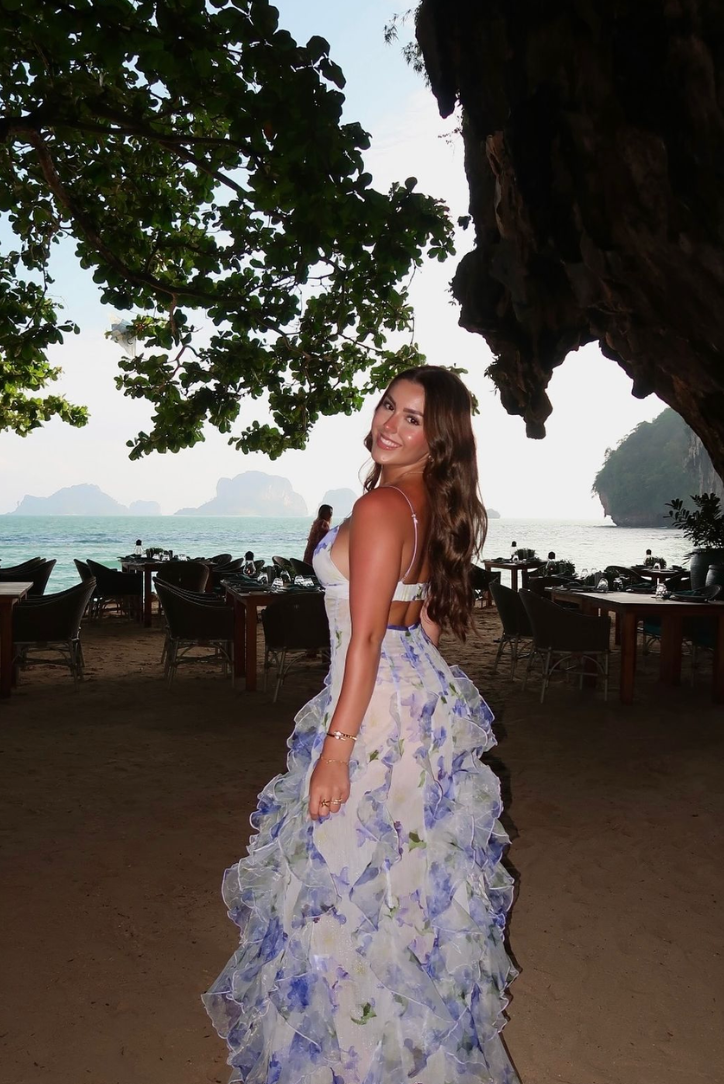 Maisie | Abito Maxi Floreale