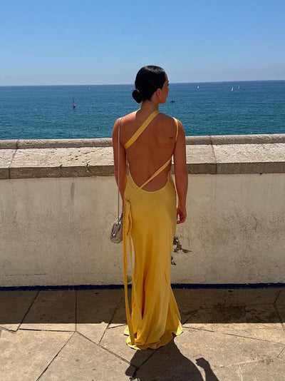 Caroline | Abito Maxi Senza Schiena