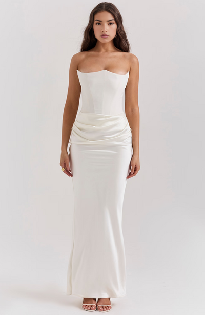 Tessa | Abito Maxi Senza Spalline