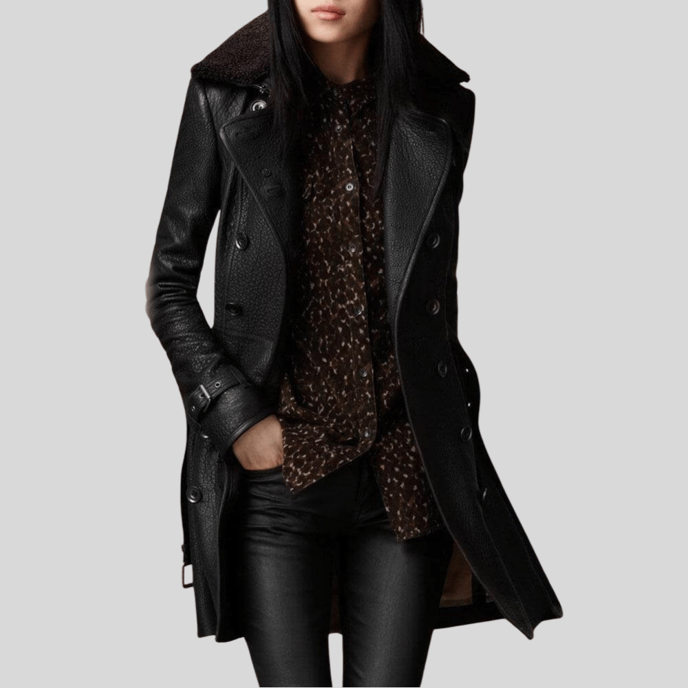 Marta | Giacca in Pelle 3/4