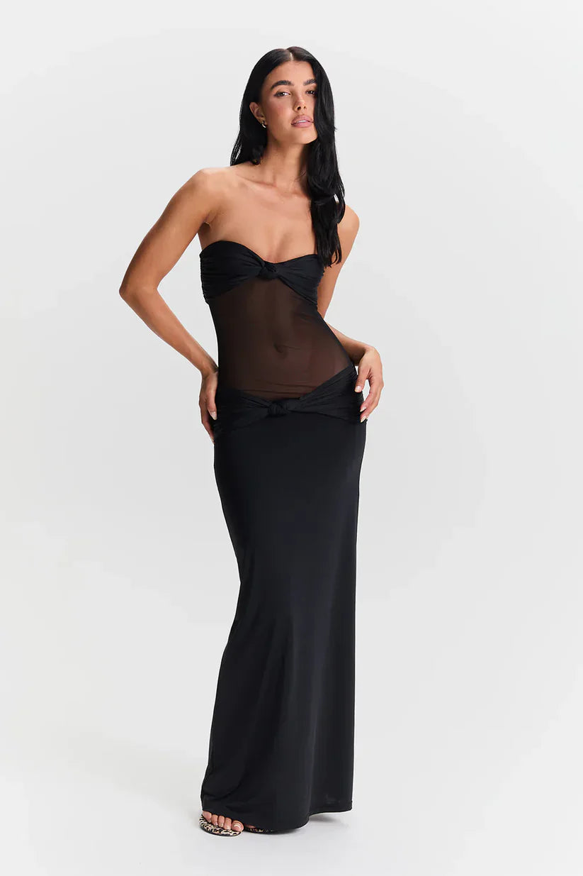 Zola | Abito Maxi con Spalline Rimovibili
