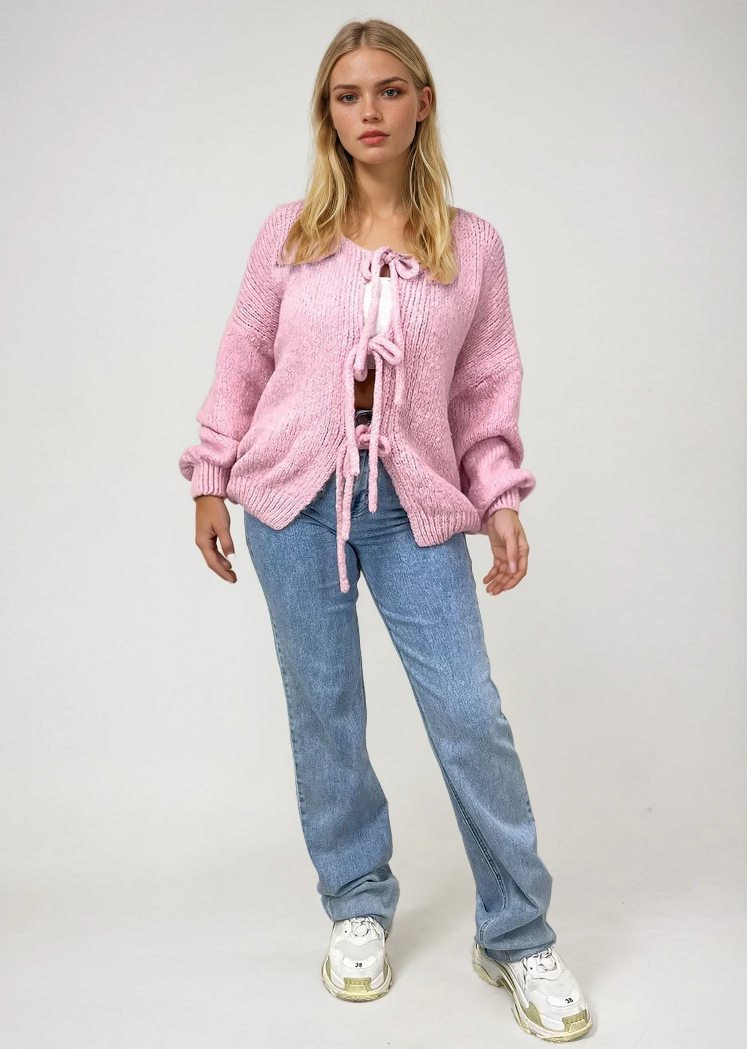 Sofia™ | Cardigan con Fiocco Clara