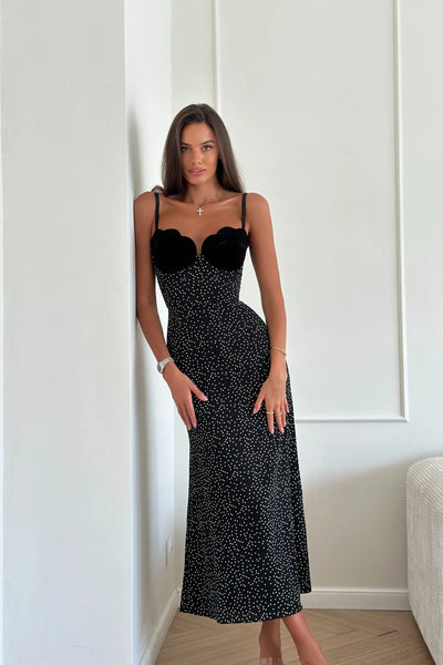 Sofia™ | Bianca - Abito in Velluto