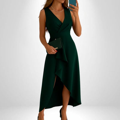 Carmel | Abito avvolgente elegante con scollatura a V