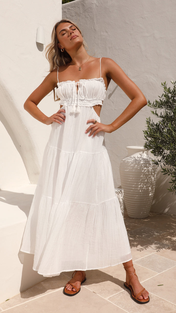 Ada - Vestido midi di tirantes