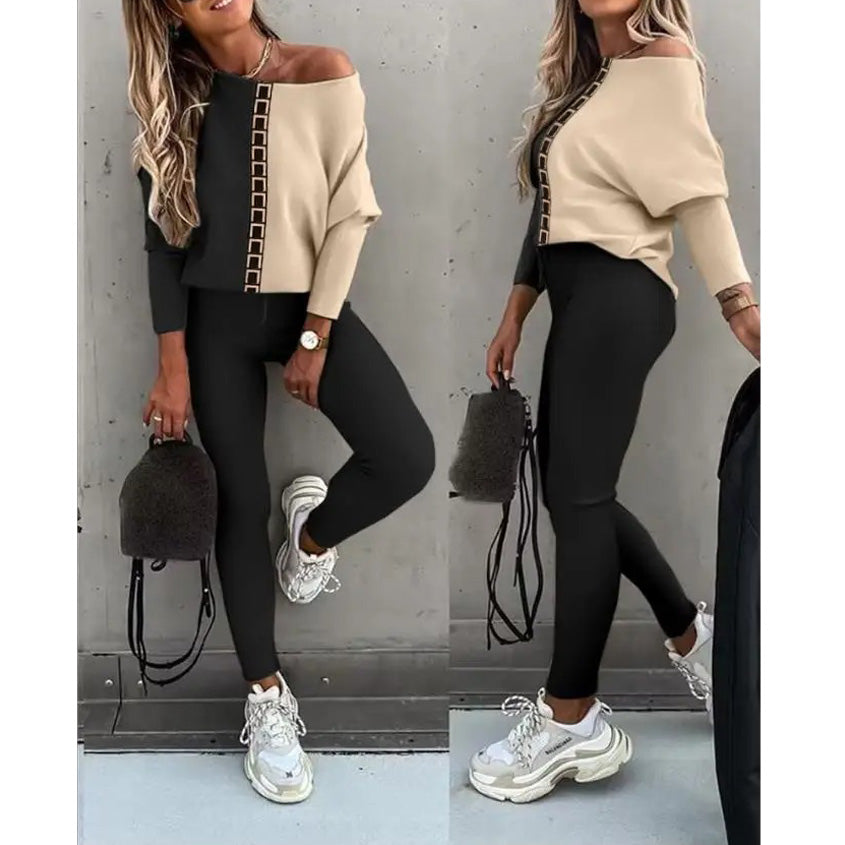 Sofia™ | Lunachic Set Maglia e Pantaloni alla Moda