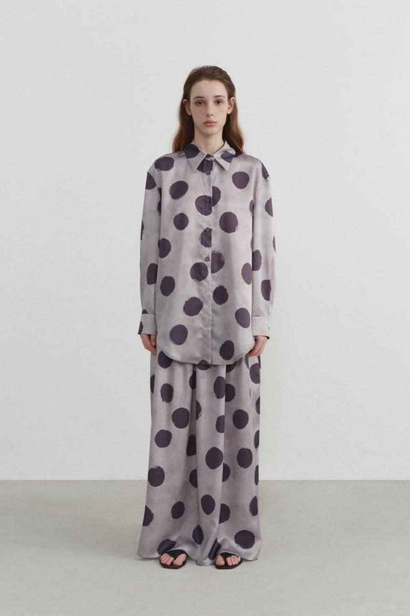 Sofia™ | Camicia a maniche lunghe con stampa a pois