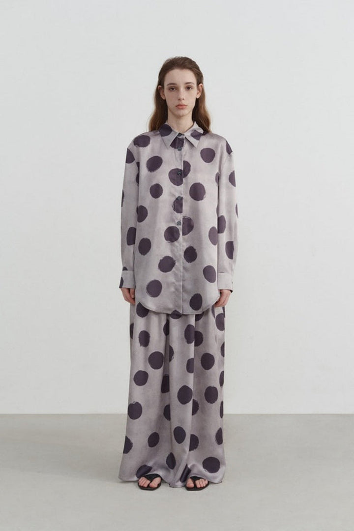 Sofia™ | Camicia a maniche lunghe con stampa a pois