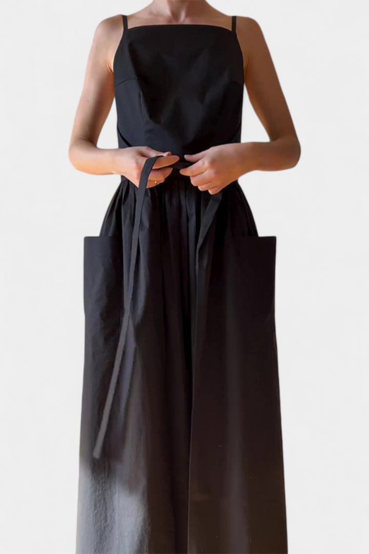 Dezi Vestito Lungo con Lacci Laterali