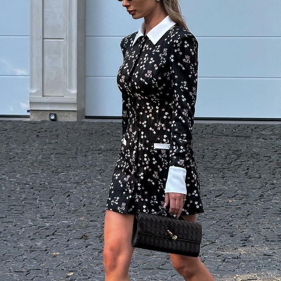 Sofia™ | Bianca-Luce Elegante Abito Corto