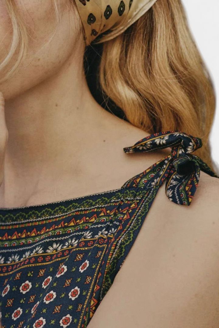 Lorena Vestito Mini Montmartre Foulard