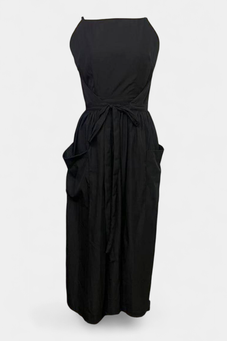 Dezi Vestito Lungo con Lacci Laterali