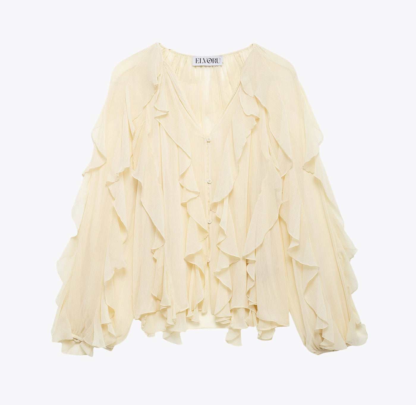 Sofia™ | Desiderio Puro - Blusa con Ruches