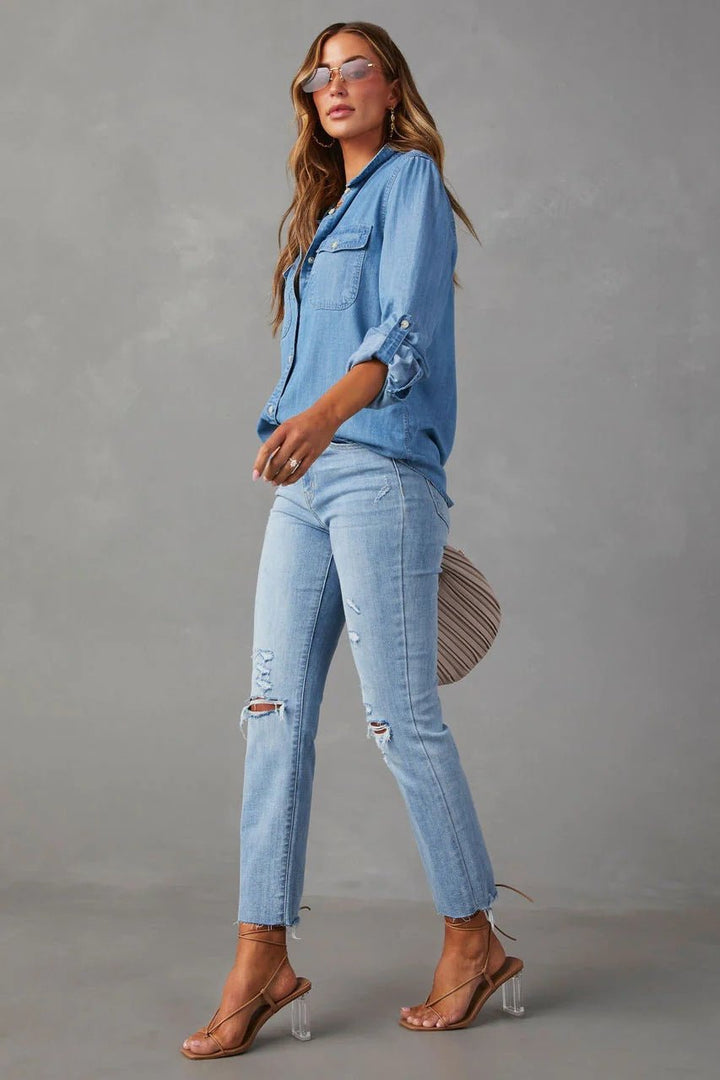 Sofia™ | Camicia in denim Ashley