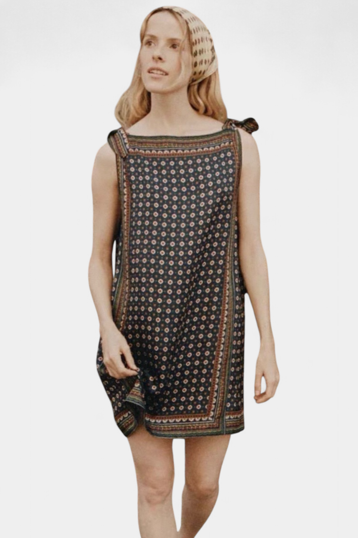 Lorena Vestito Mini Montmartre Foulard