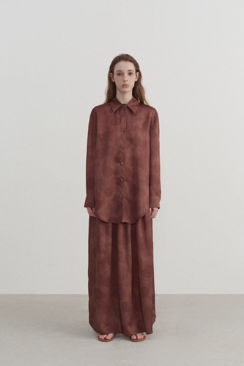 Sofia™ | Camicia a maniche lunghe con stampa a pois