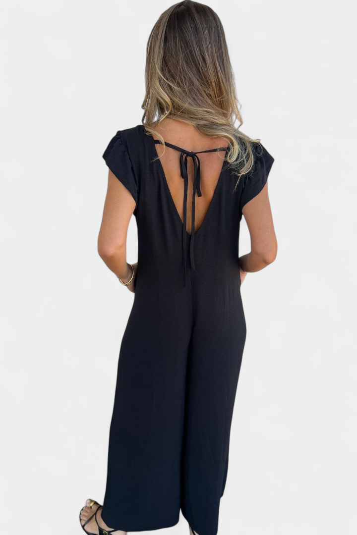 Isela Mono a Collo a V con Stampa Leopardo