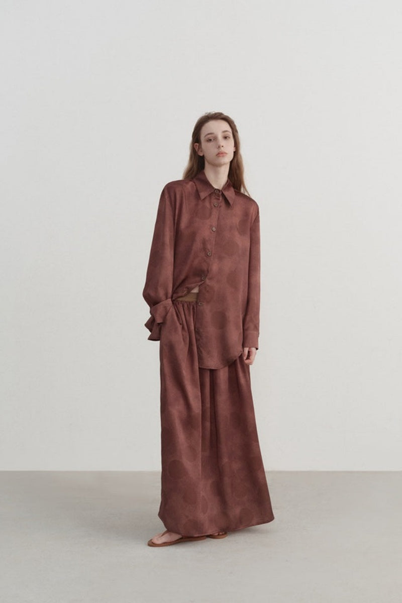 Sofia™ | Camicia a maniche lunghe con stampa a pois