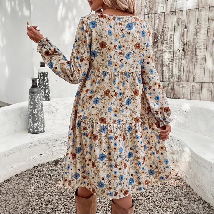 Sofia™ | Abito retrò a palloncino di Celeste – Eleganza senza tempo