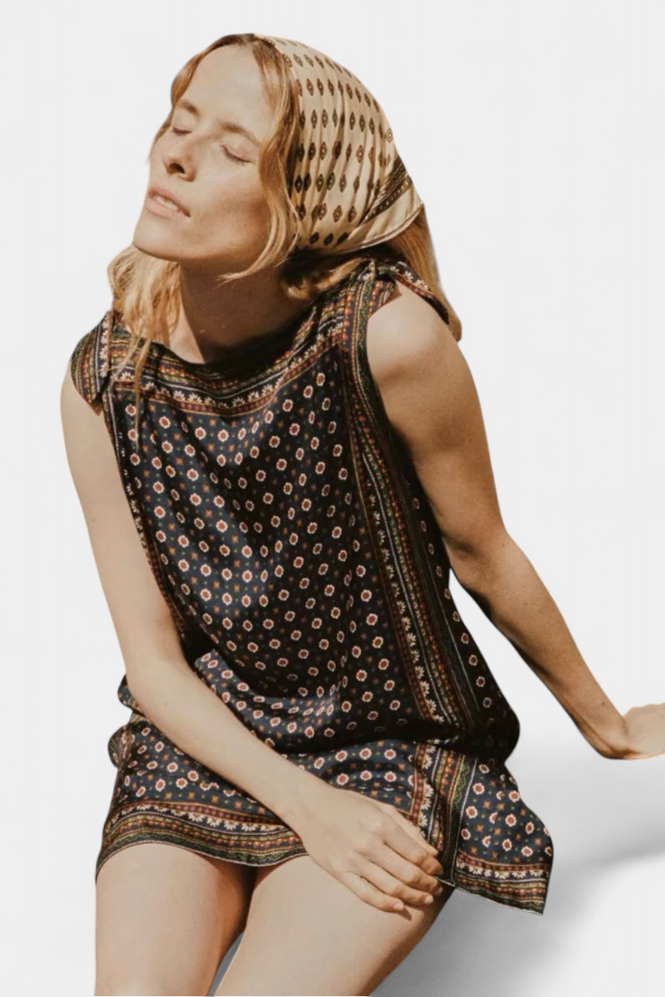 Lorena Vestito Mini Montmartre Foulard