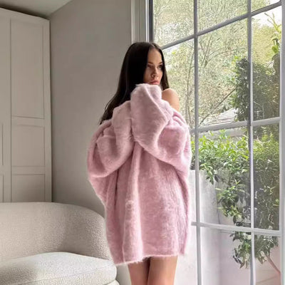 Sofia™ | Maglione dolce e pigro con schiena scoperta di Aurora