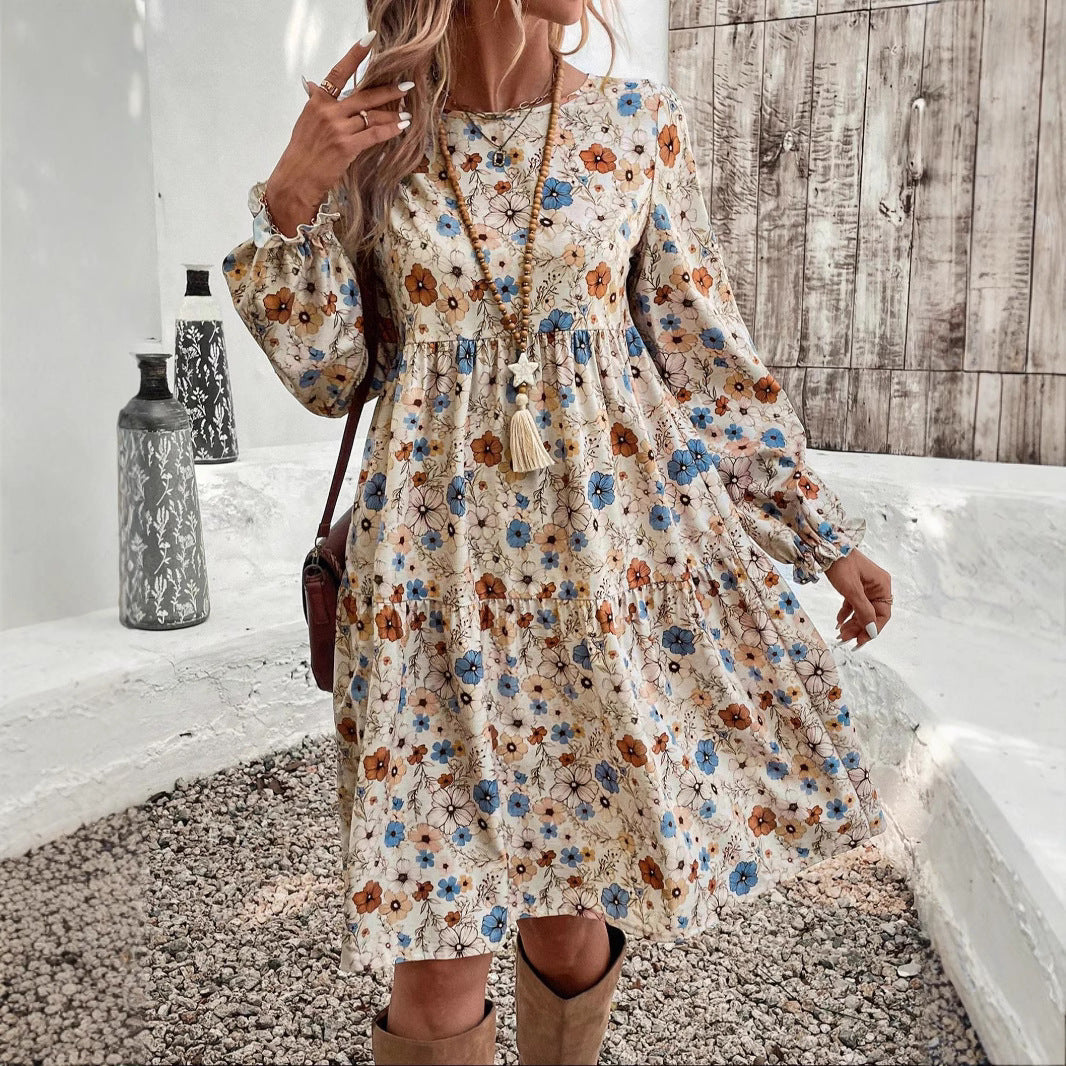 Sofia™ | Abito retrò a palloncino di Celeste – Eleganza senza tempo