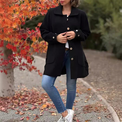 Corinne™ | Cappotto Oversized Classico con Bottoni
