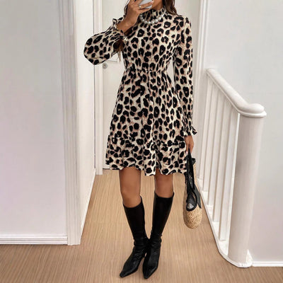 Sofia™ | Abito leopardato di Lola – Slim Fit Chic