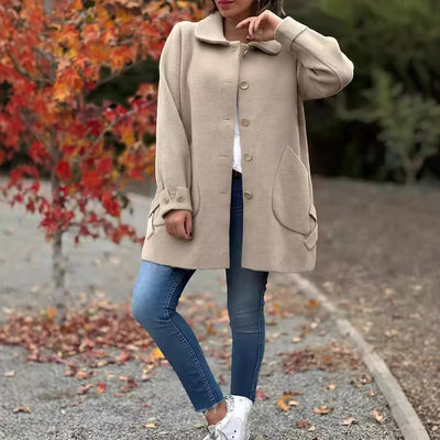 Corinne™ | Cappotto Oversized Classico con Bottoni