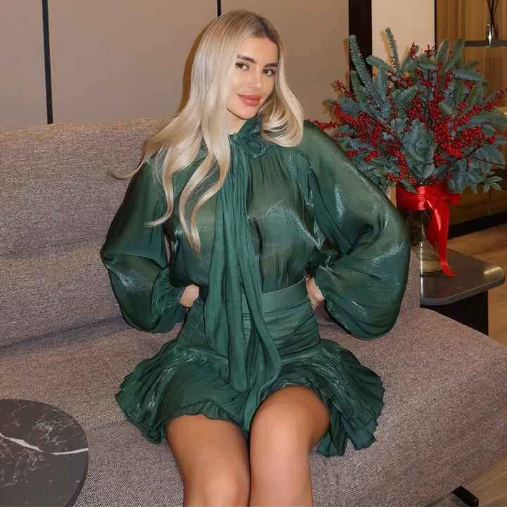 Sofia™ | Set Gonna Plissettata con Fiocco Marisa