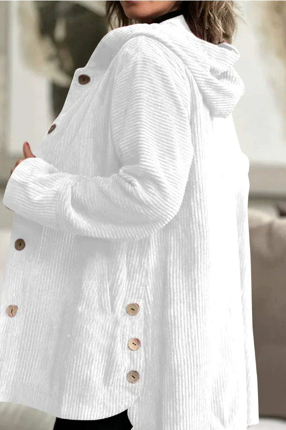 Cordia™ | Giacca a Cappuccio in Velluto a Coste Confortevole