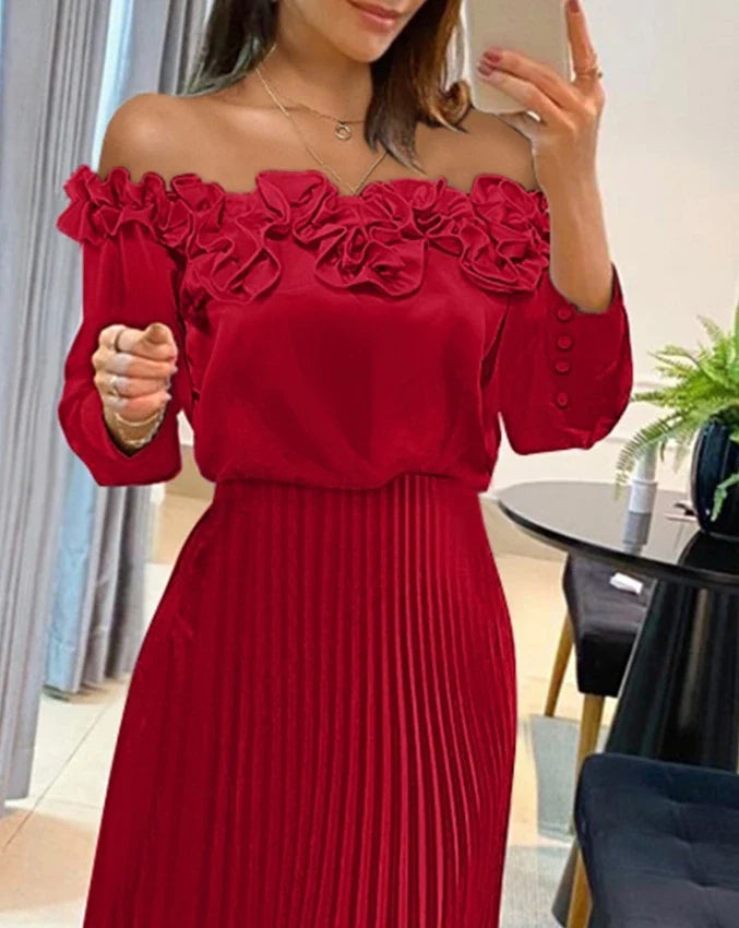 Aria - Stupenda Maxi Dress Off Shoulder