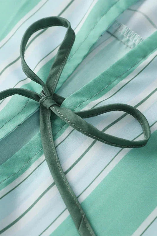 Sofia™ | Conjunto de Shorts e Blusa a Righe